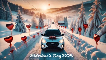 The perfect Valentine Day gift: A romantic car trip with Nova rent a car Iasi